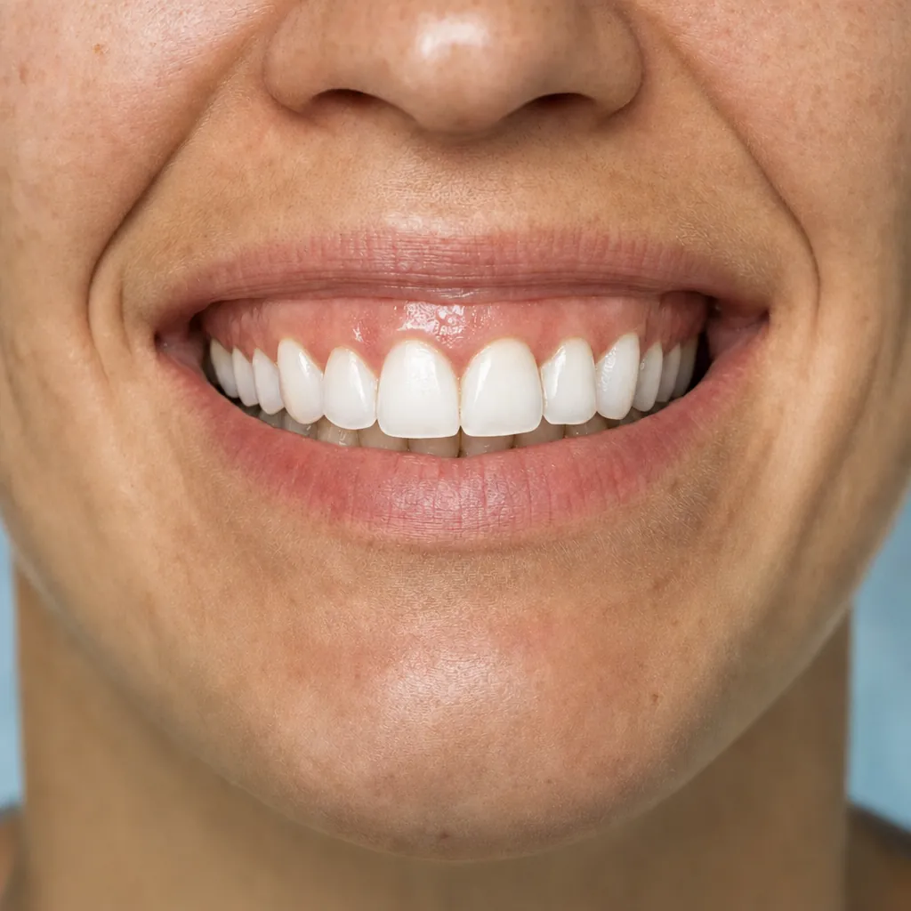 Sorriso depois do clareamento